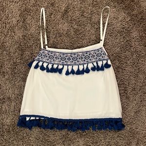 super cute top with little ruffles